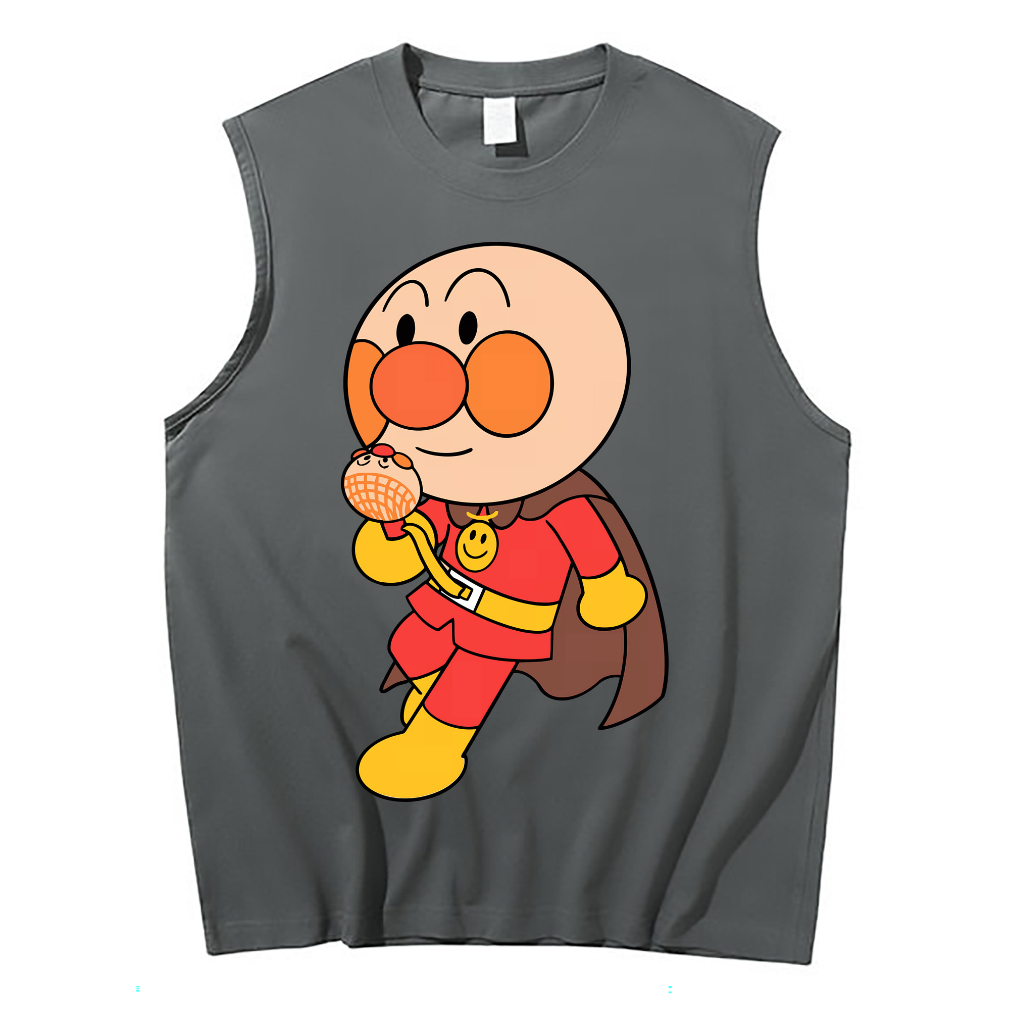 （画像用） アンパンマン Anpanman コットン100％タンクトップ（フロントプリント）